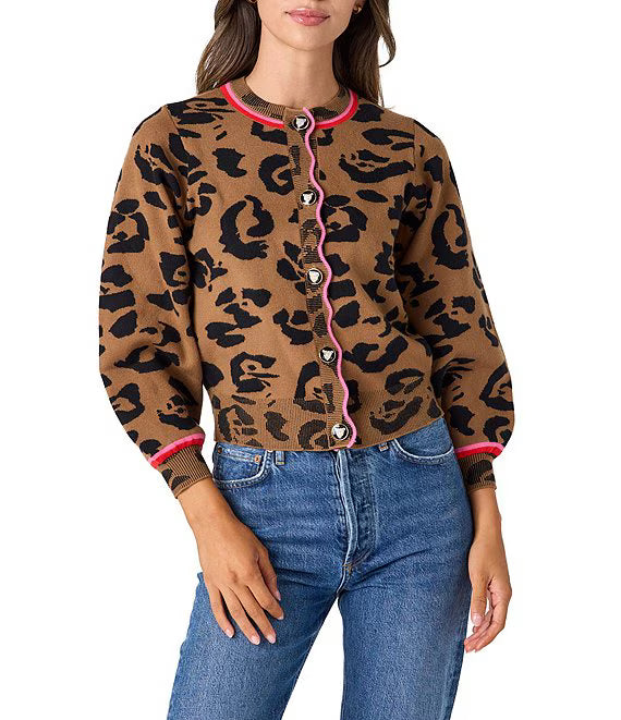 Colson Cardigan in Leopard