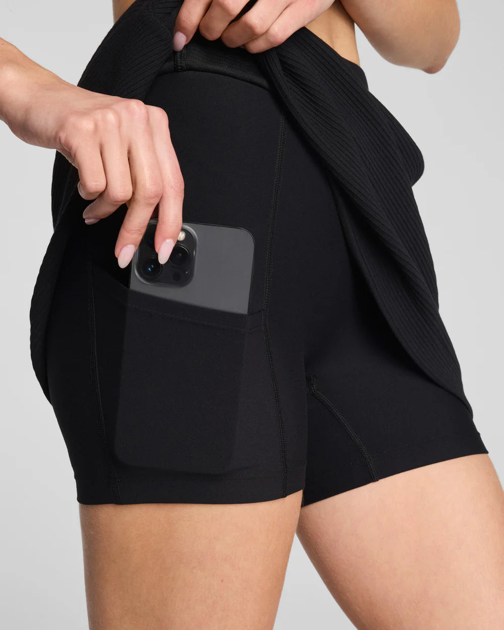 Airessentials French Rib Skort 15"