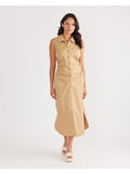 Caroline Dress ins Khaki