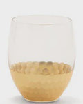 Gold Facet Stemless