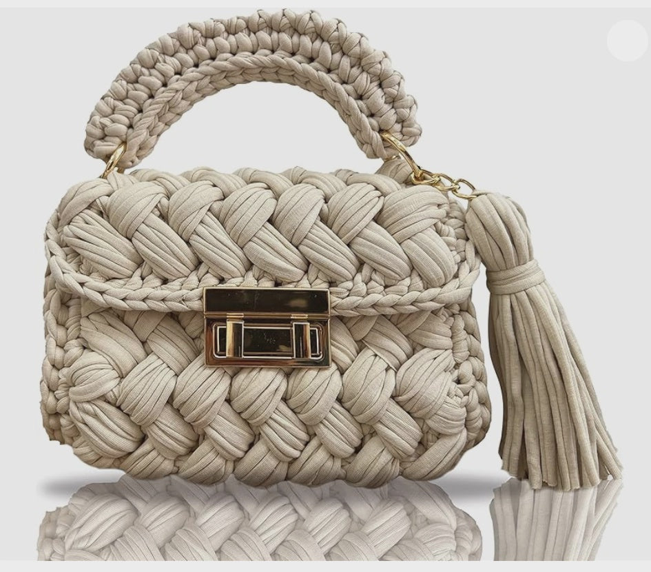 Beige Clutch Bag