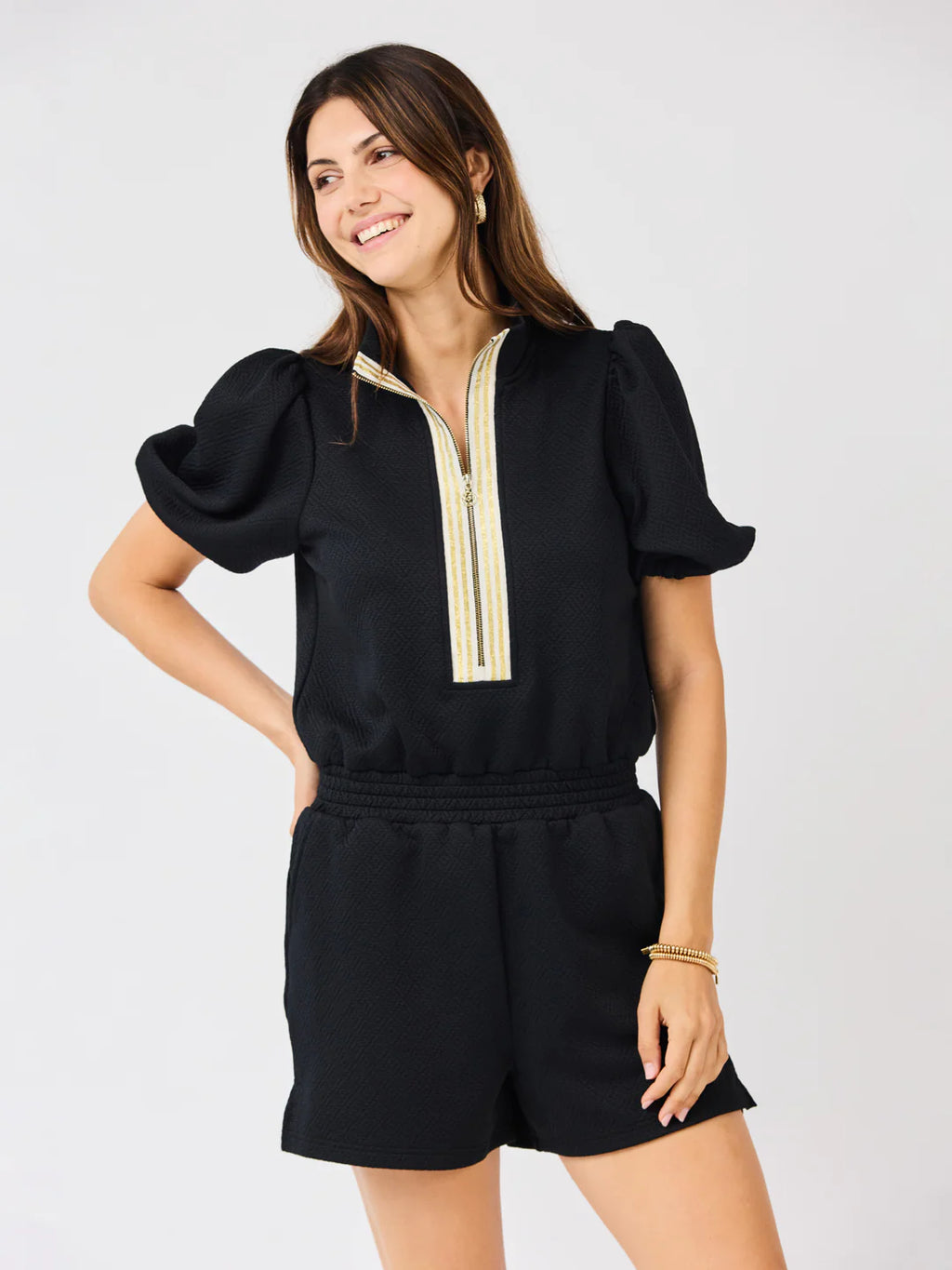 Andie Romper in Black