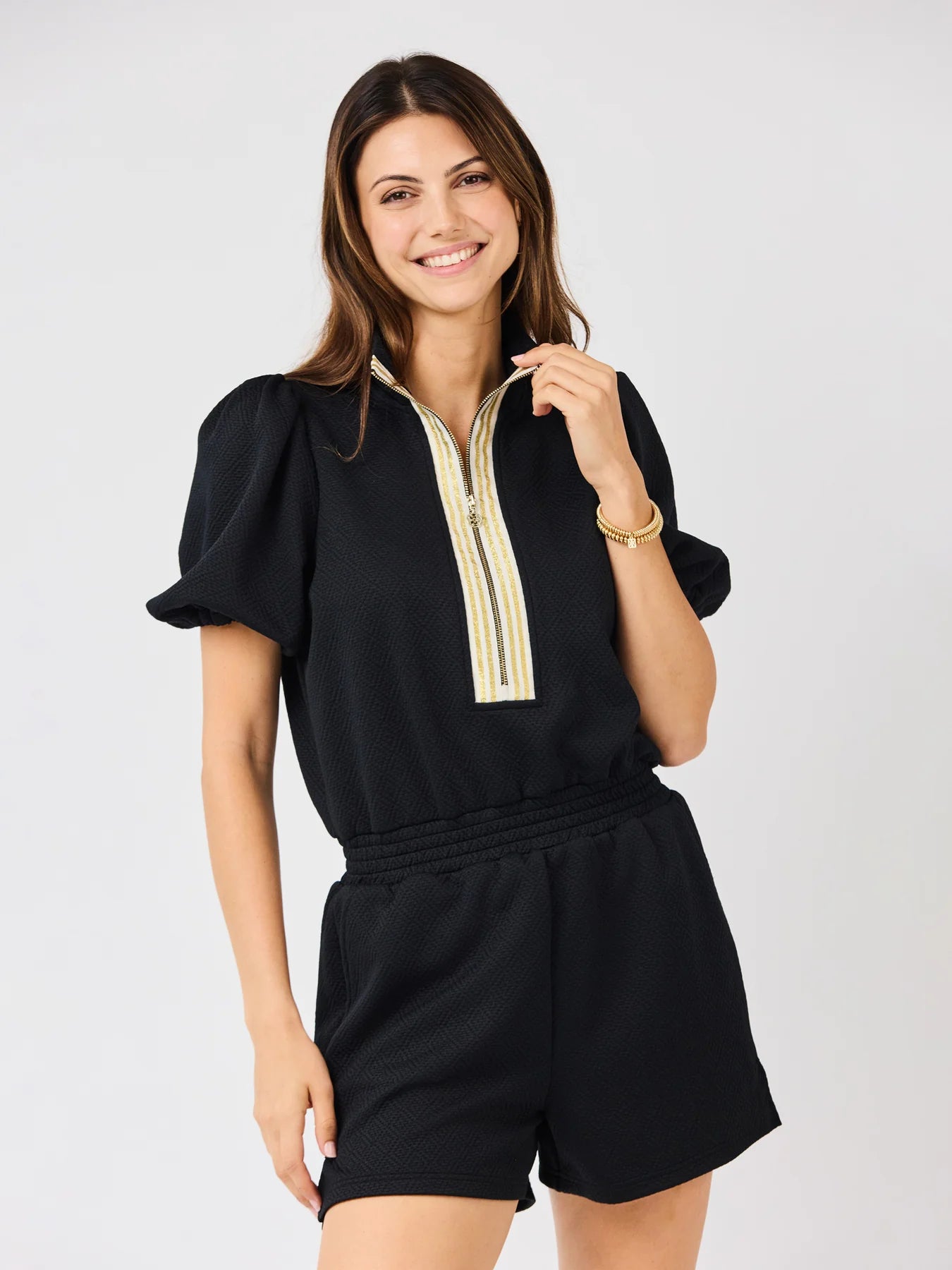 Andie Romper in Black