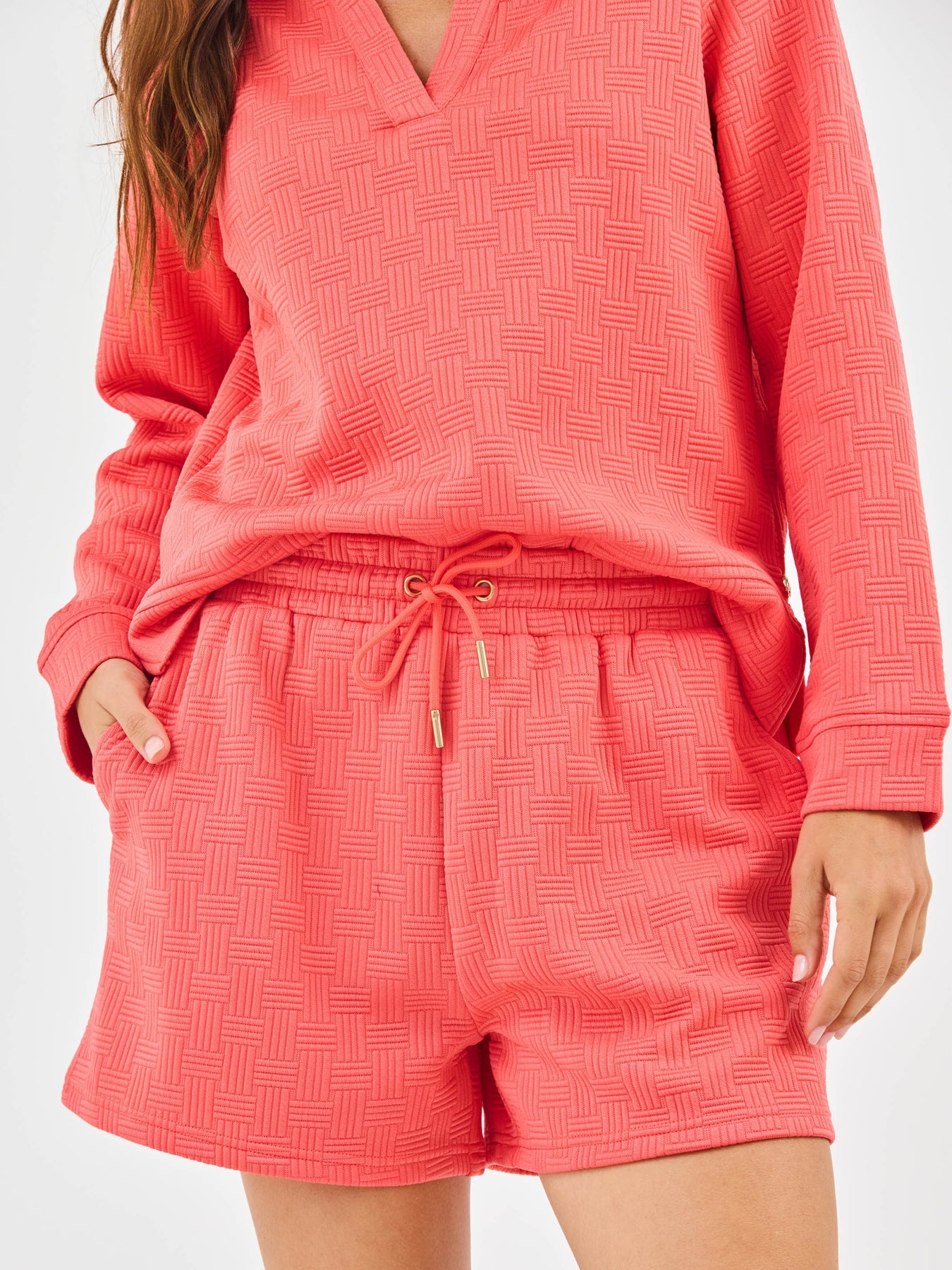 Lindsey Shorts in Coral