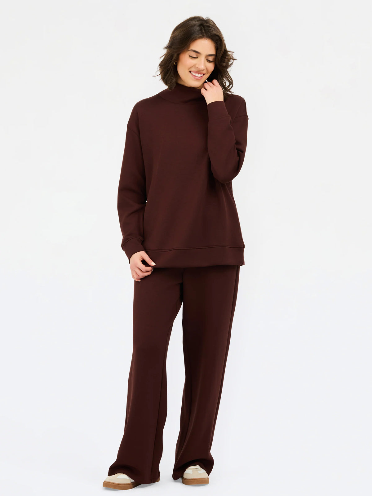 Mary Square Ada Pant in Espresso