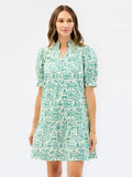 Mary Square  Daphne Dress - Yuletide Forest