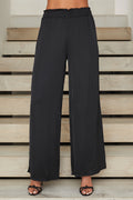 Italian Silky Palazzo Pant Black