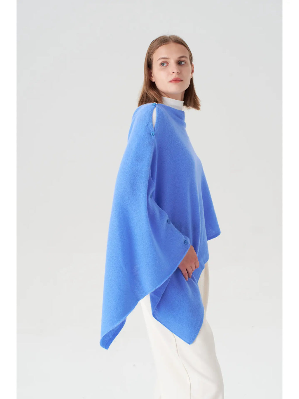 Pissenlit Cashmere Topper Azure Blue