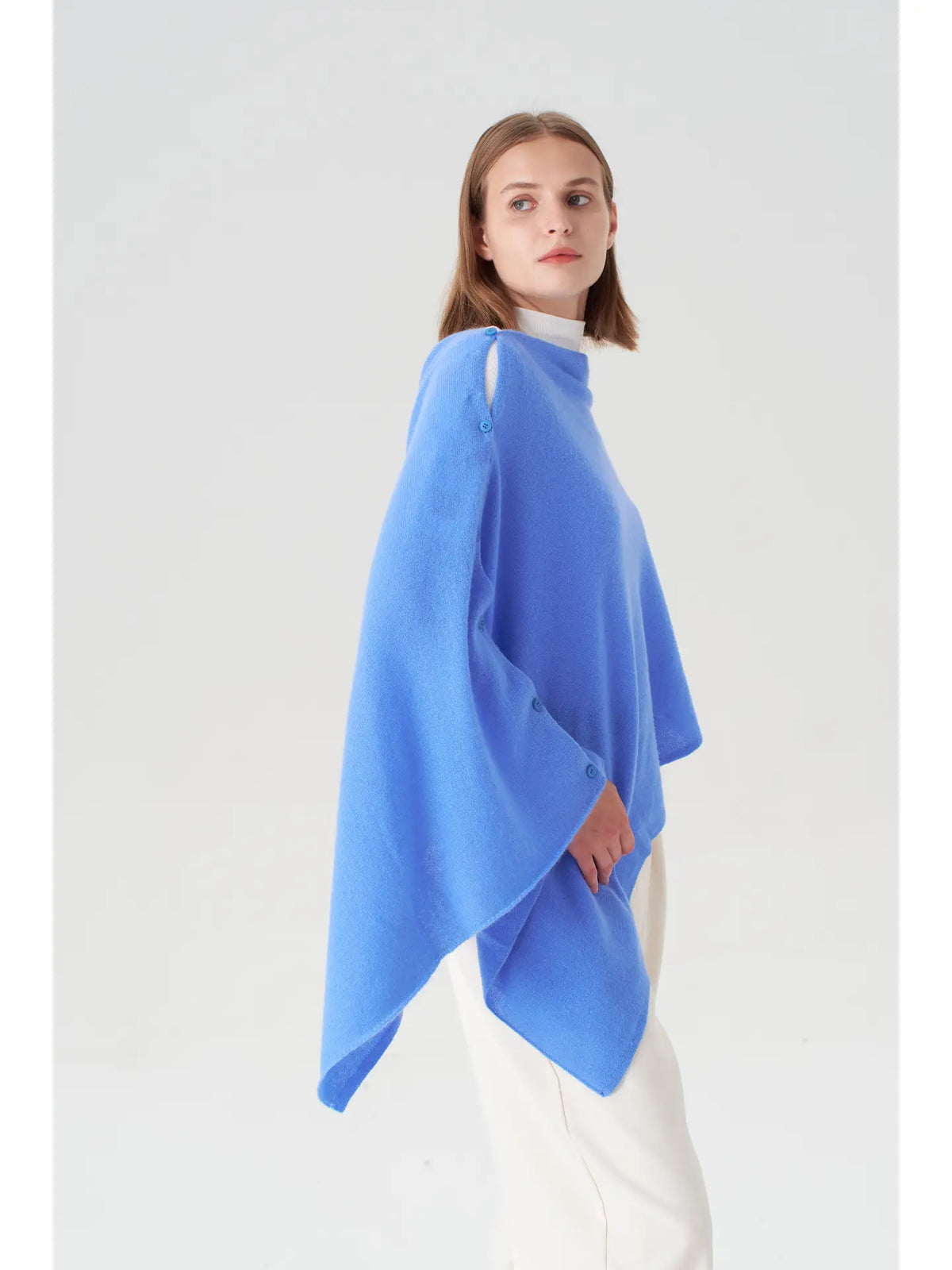 Pissenlit Cashmere Topper Azure Blue