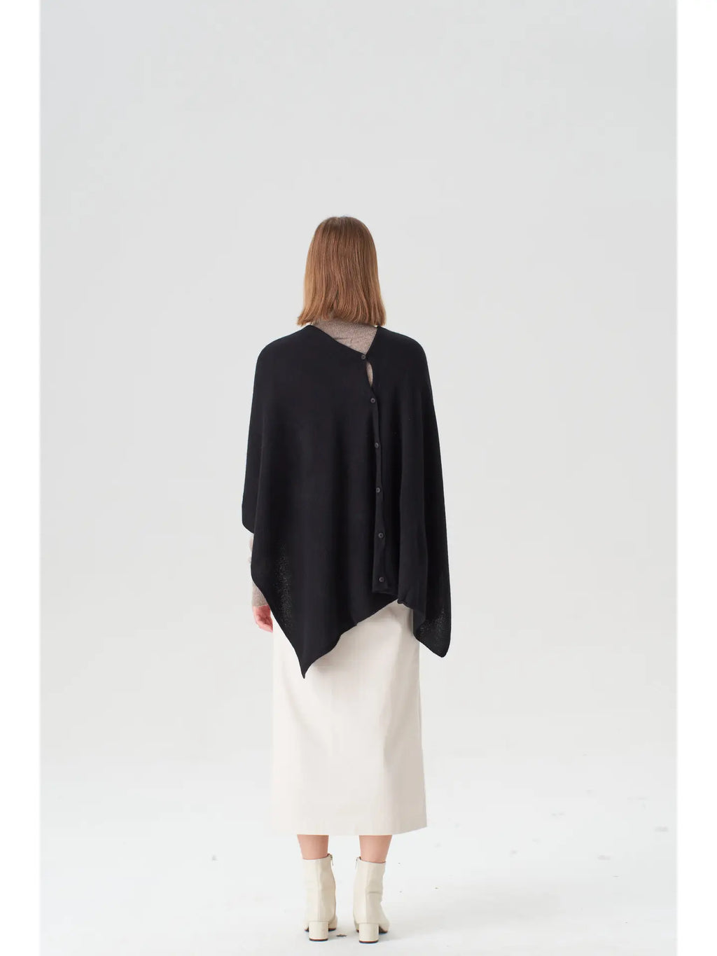 Pissenlit Cashmere Topper in Black