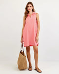 Sleeveless A Line Dress Wild Coral