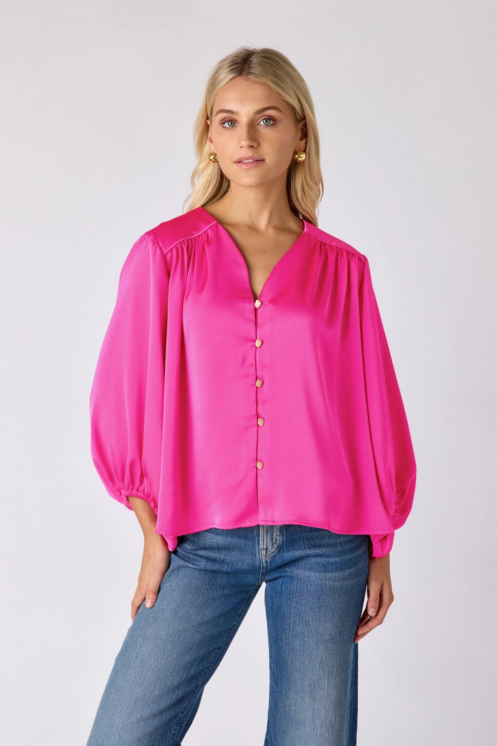 Nellie Blouse Berry Electric