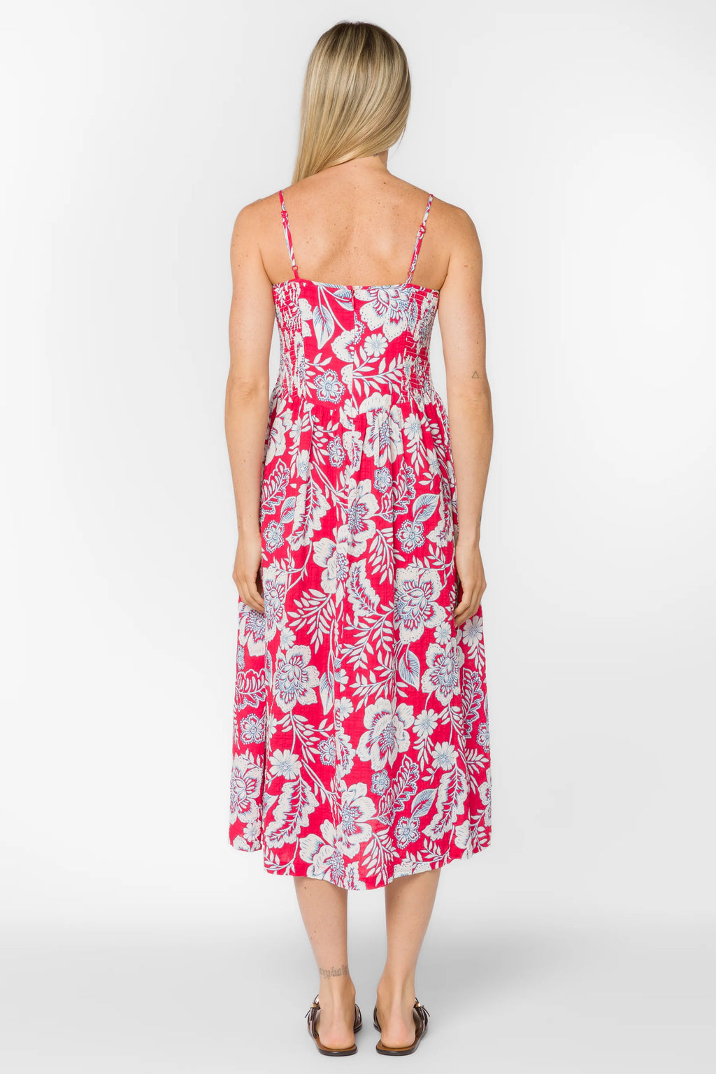 Raspberry Floral dress