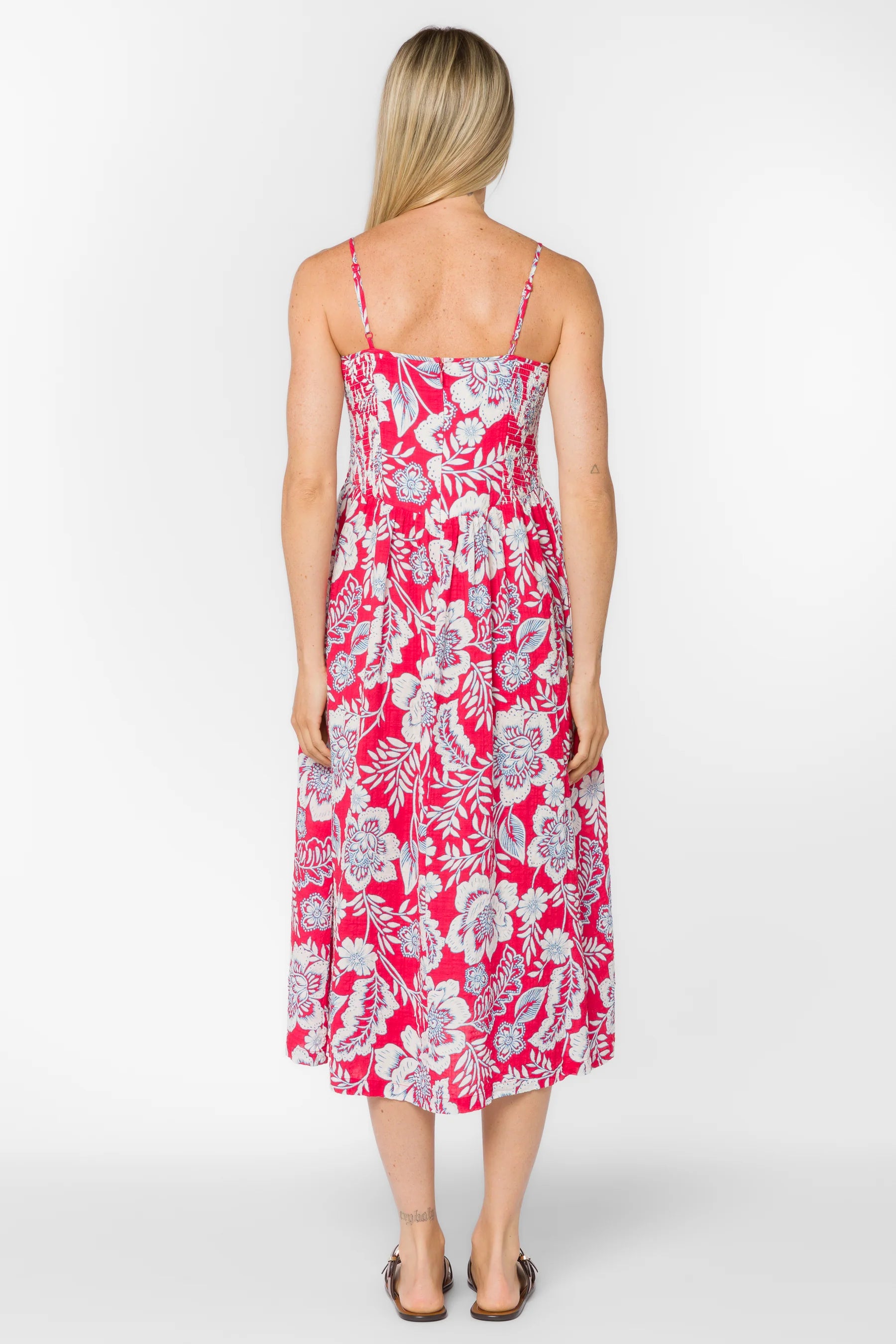 Raspberry Floral dress
