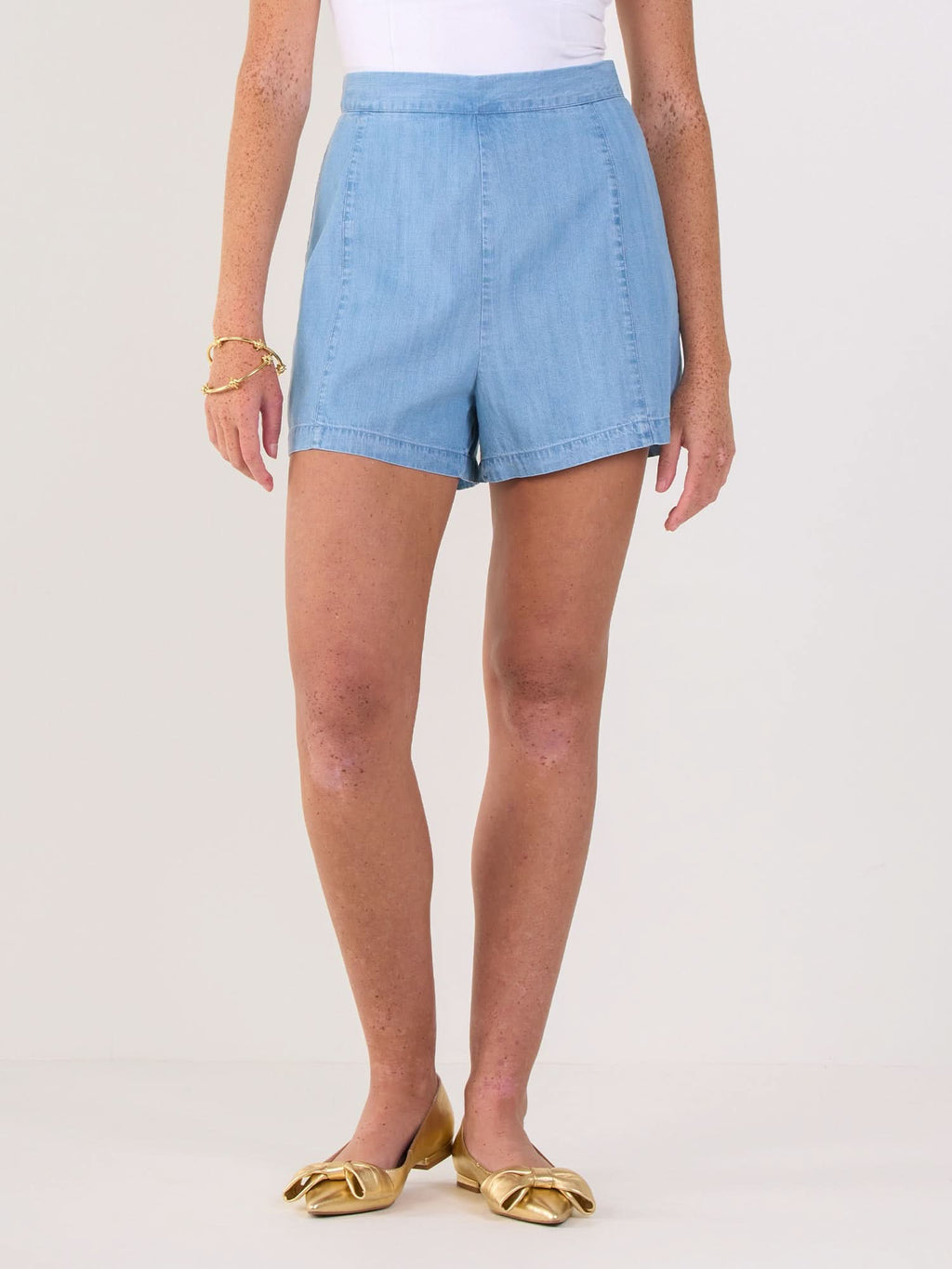 Tailored Denim Short