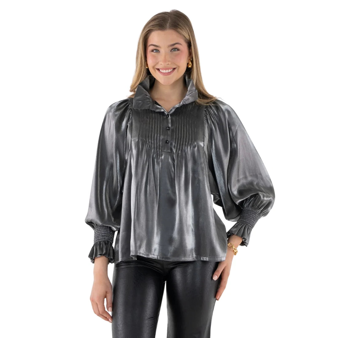 Emily McCarthy Charlotte Top - Black Tie