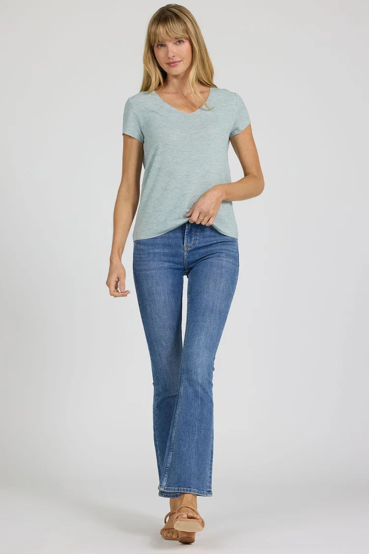 Aisha Top in Milky Blue