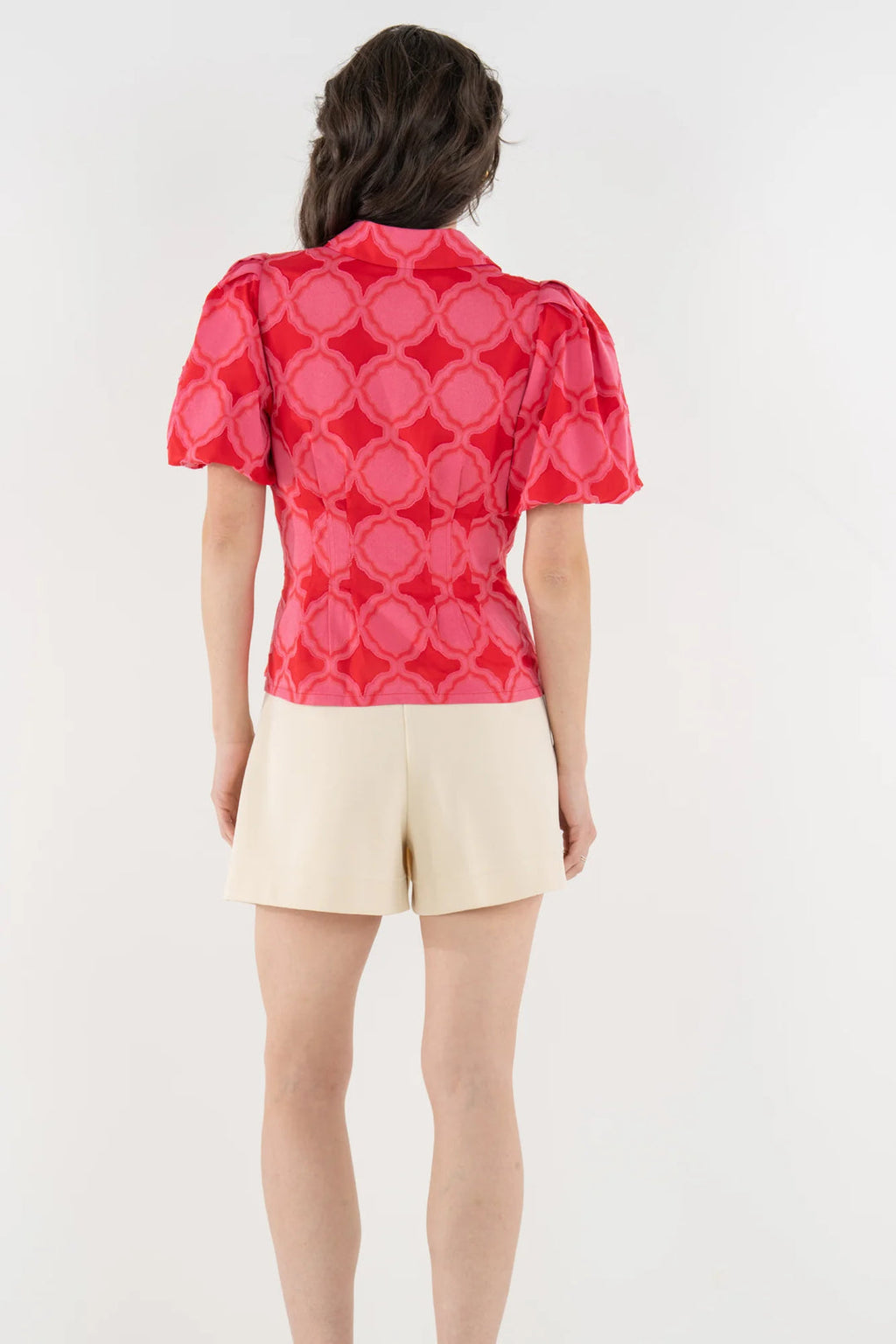 Britt Top in Villa Jacquard