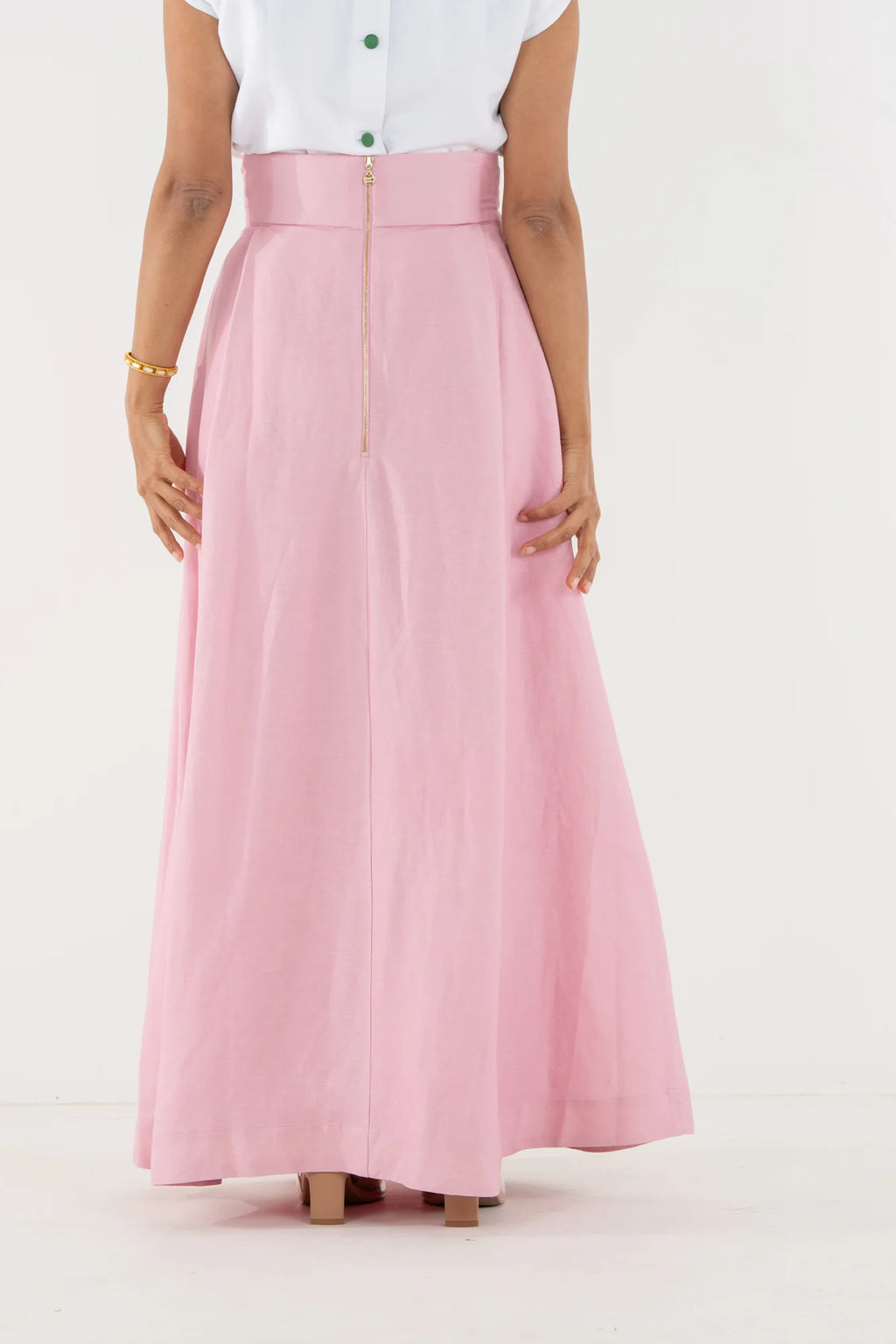 Milly Skirt Blush Flora