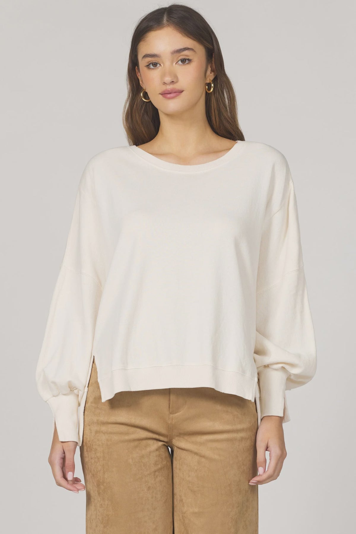 Trenton top in Whitecap