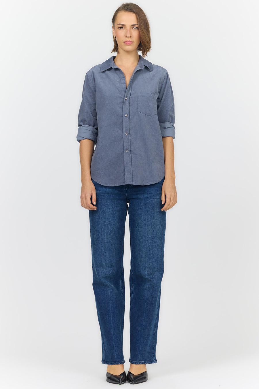 Dear John Galina Top in Vintage Indigo