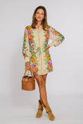 Tara Dress in Centerpiece Ivory