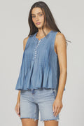Myron Top - Bleached