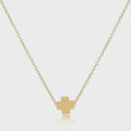 16" NECKLACE GOLD - SIGNATURE  CROSS GOLD