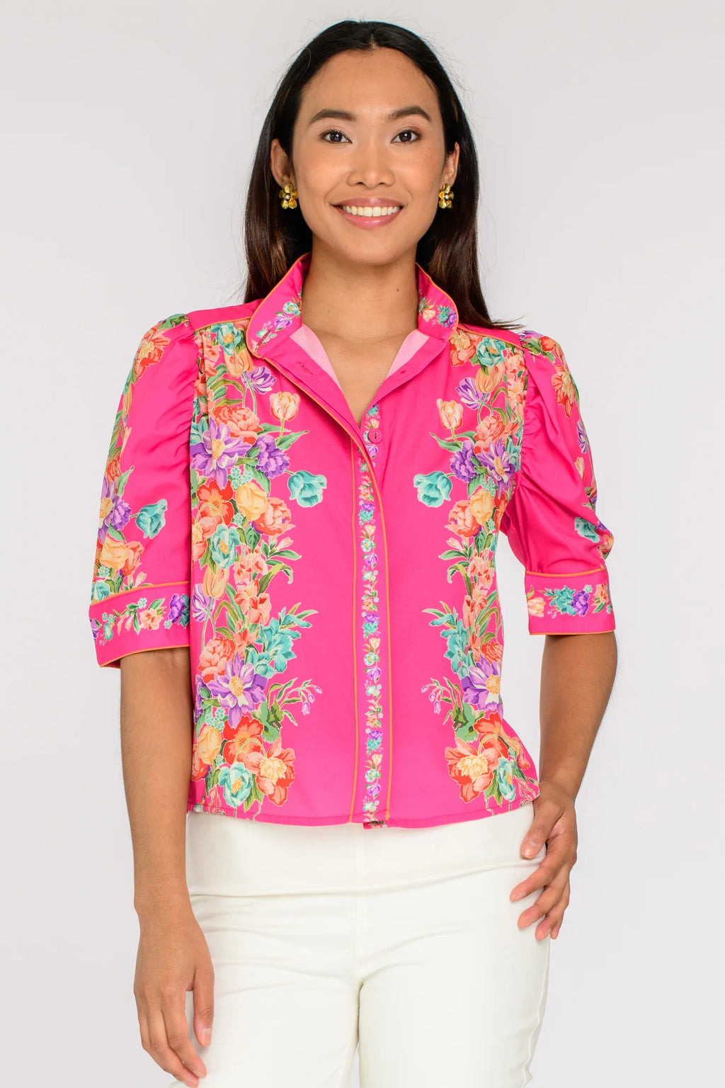 Ruthie Top - Tulip Tapestry