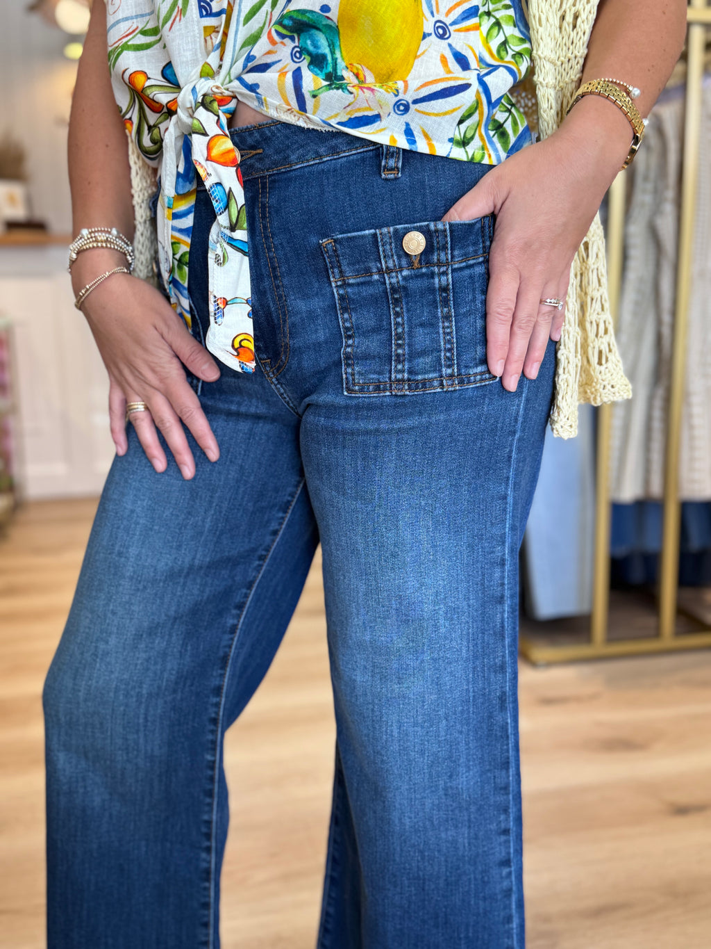Meg High Rise Patch Pockets Resolution
