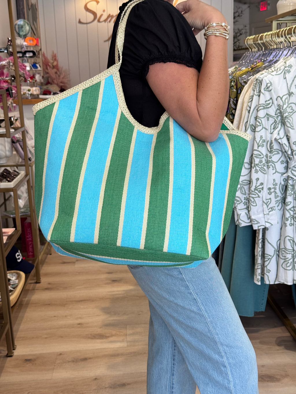Capri Tote Turquoise