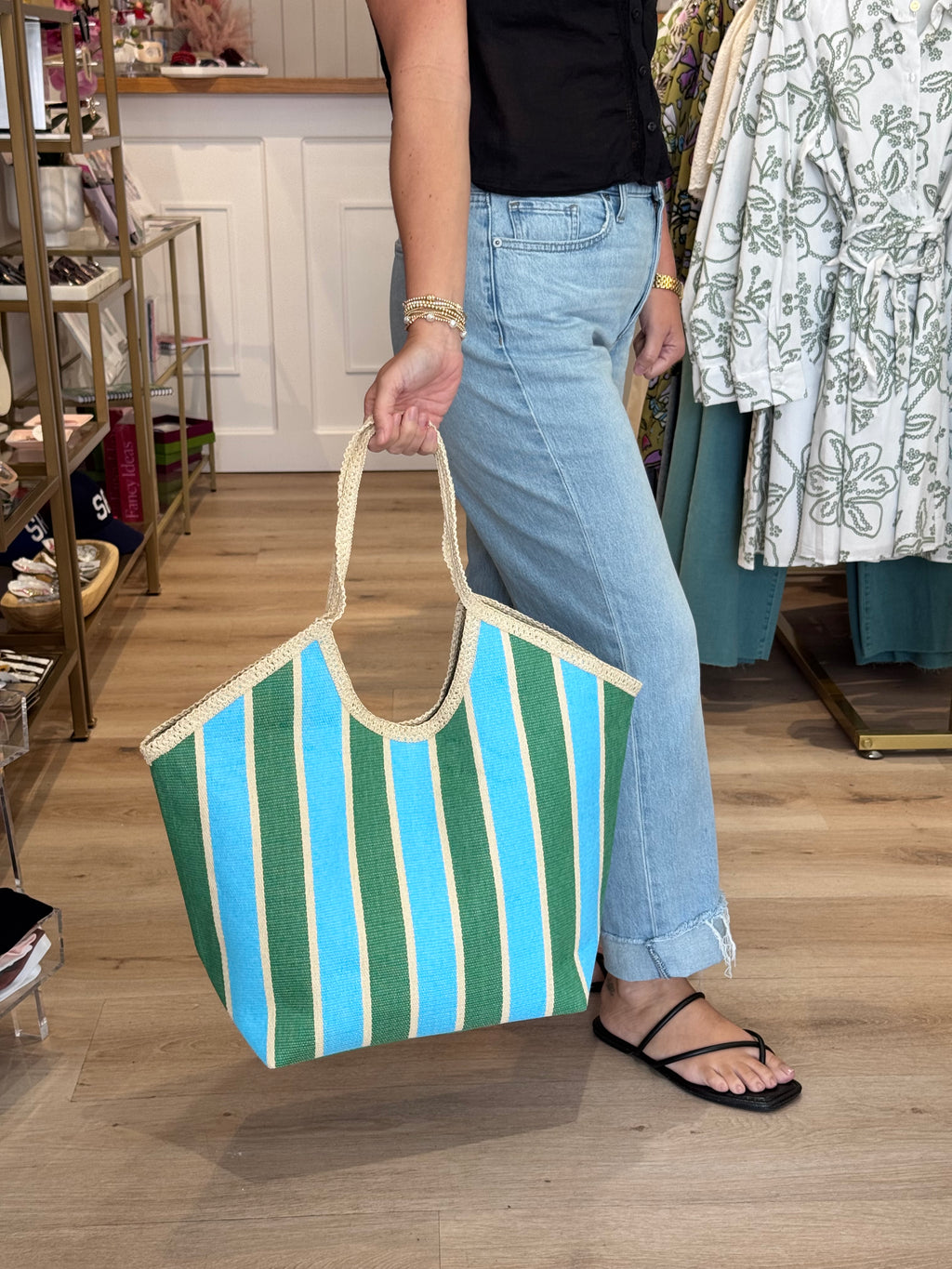Capri Tote Turquoise
