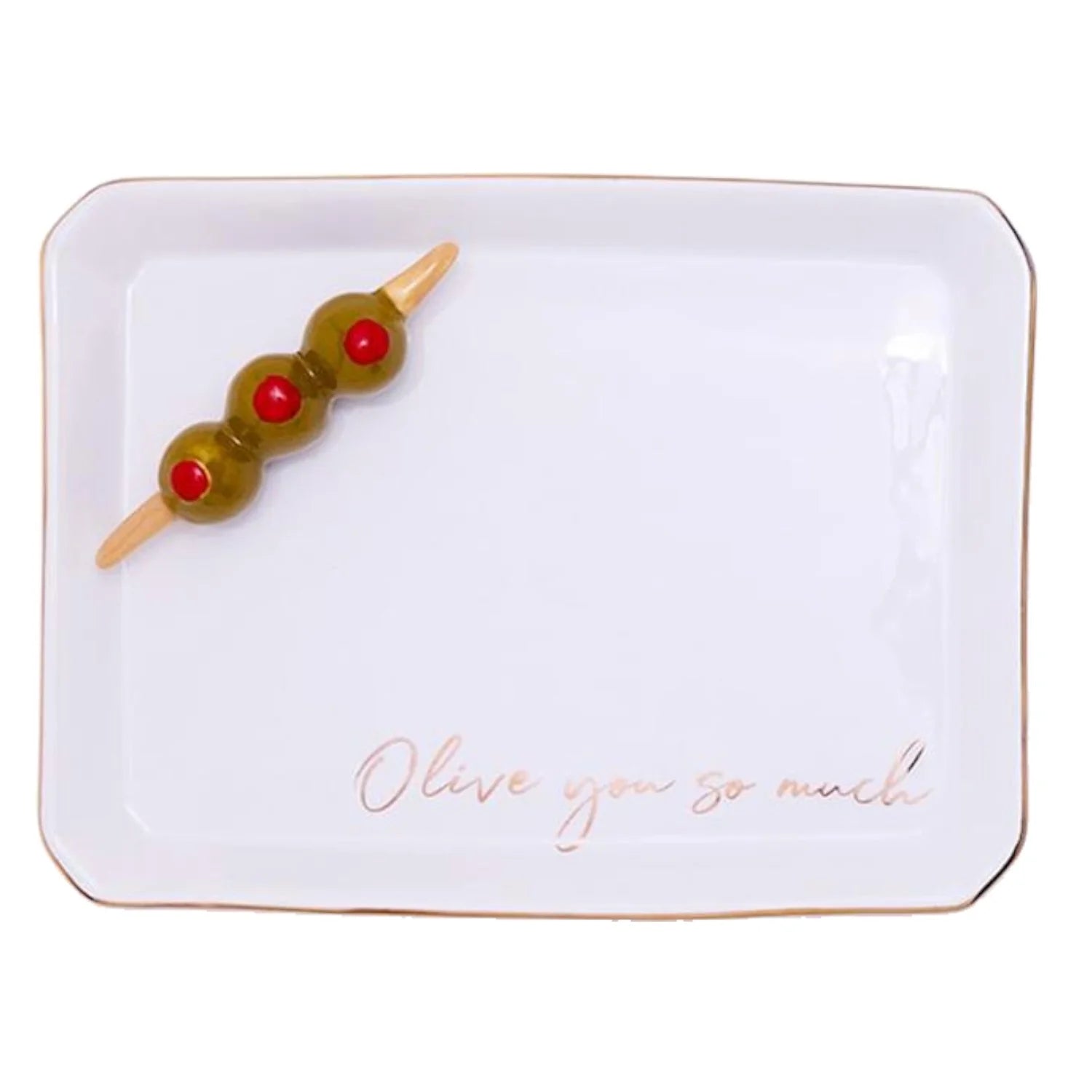 Olive Trinket Tray