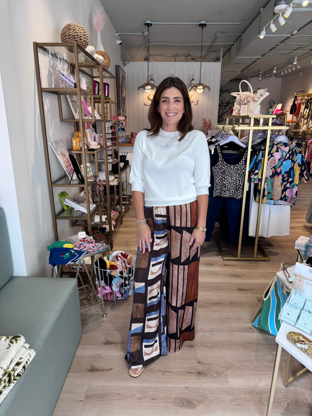 Knit 3/4 Sleeve Top