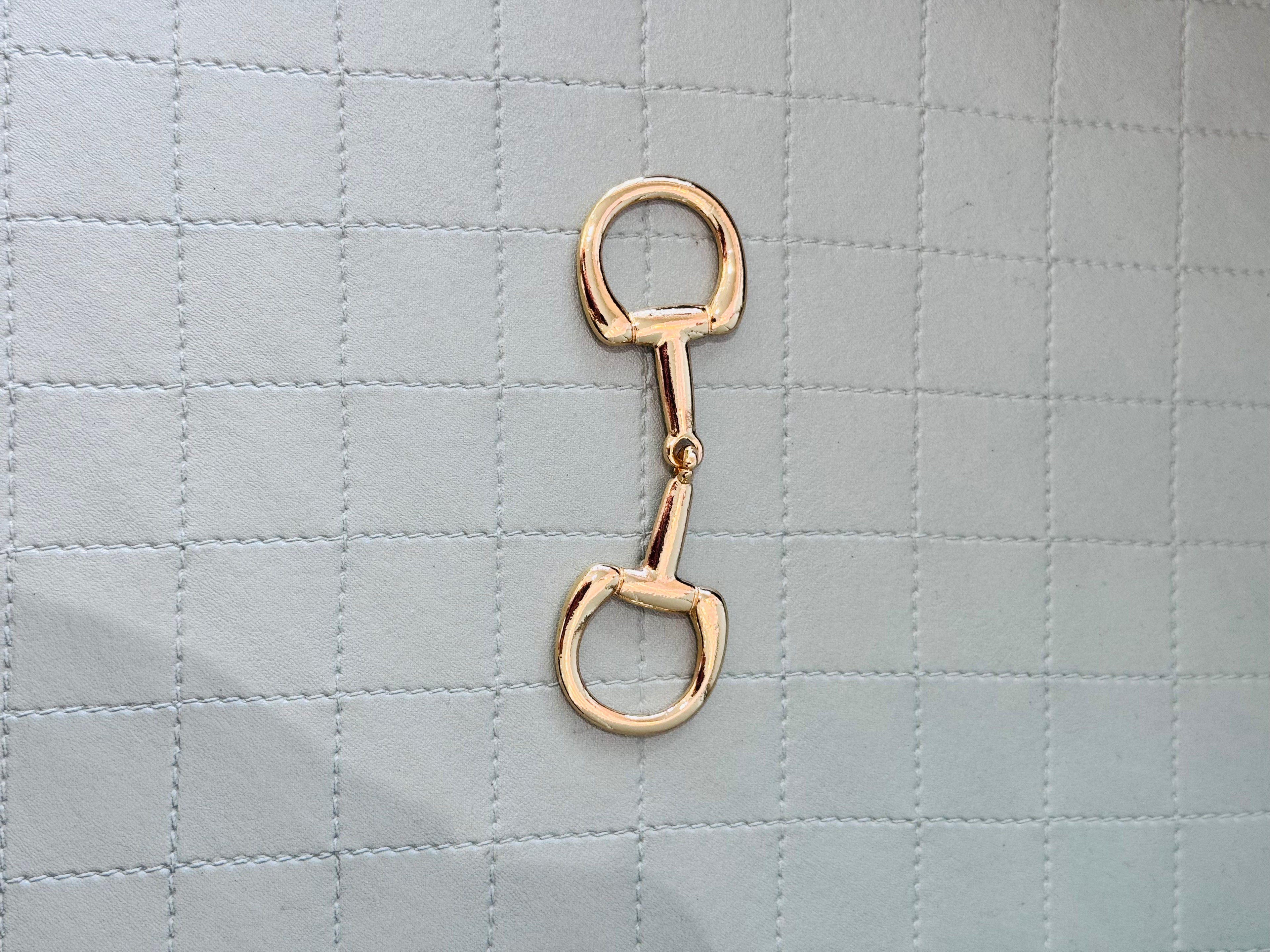Horsebit Scarf Ring Large