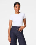 SPANXSMOOTH Jersey Crewneck Tee - White