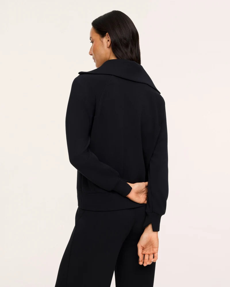 SPANX AirEssentials® Half Zip - Very Black