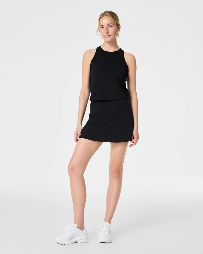 SPANXshape® BodyLine Skort with Mid-Tummy Compression, 15" - Very Black