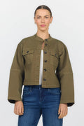 Rowen Jacket in Olive Branch