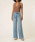 Jodi High Rise Princess Seam in Core Wash