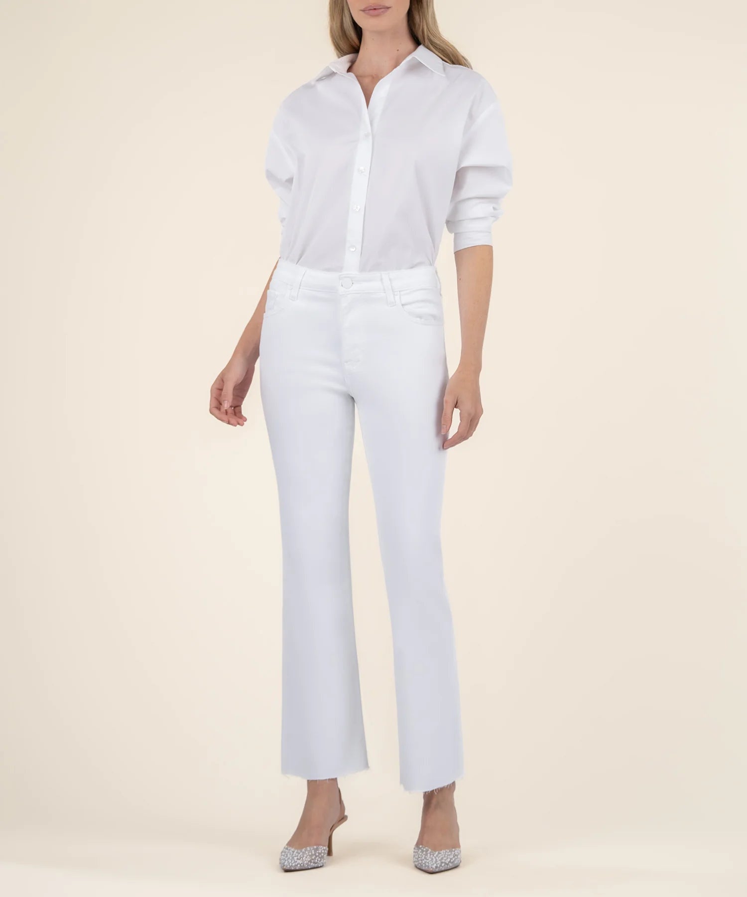 Kelsey High Rise in Optic White