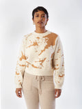 KERISMA Carrara Sweater in Ecru/Camel