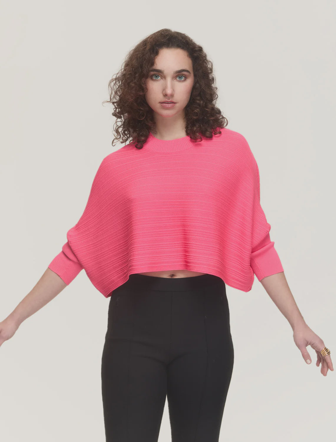 Aja Crop Top - Fuchsia