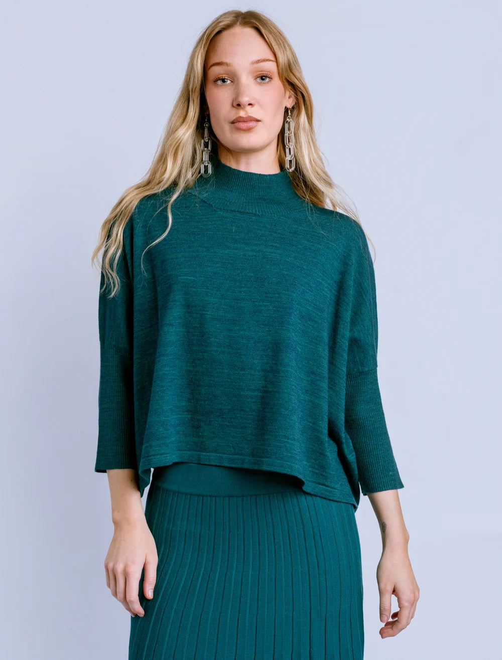 KERISMA Aja Ortho Solid Top Heatherd Teal