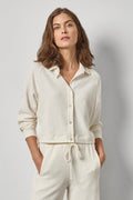 Easy Raglan Button Down - Ecru