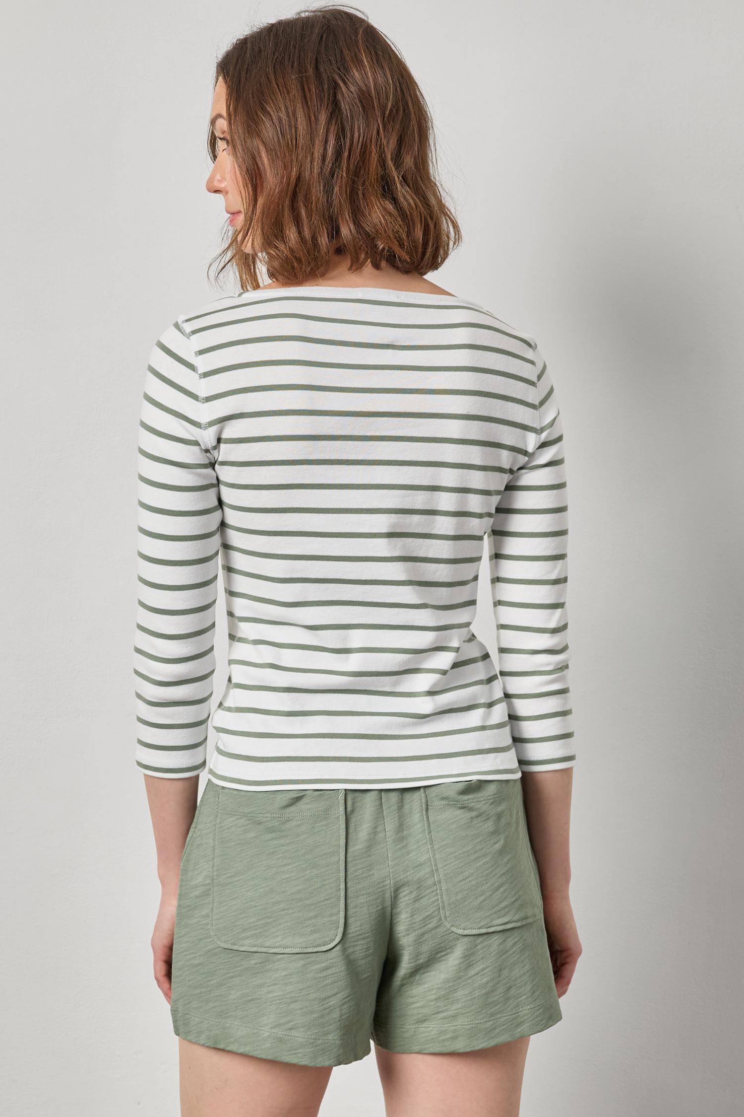 Elastic Waist Drawcord Short : Sage