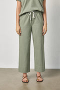 Wide Leg Summer Pant : Sage