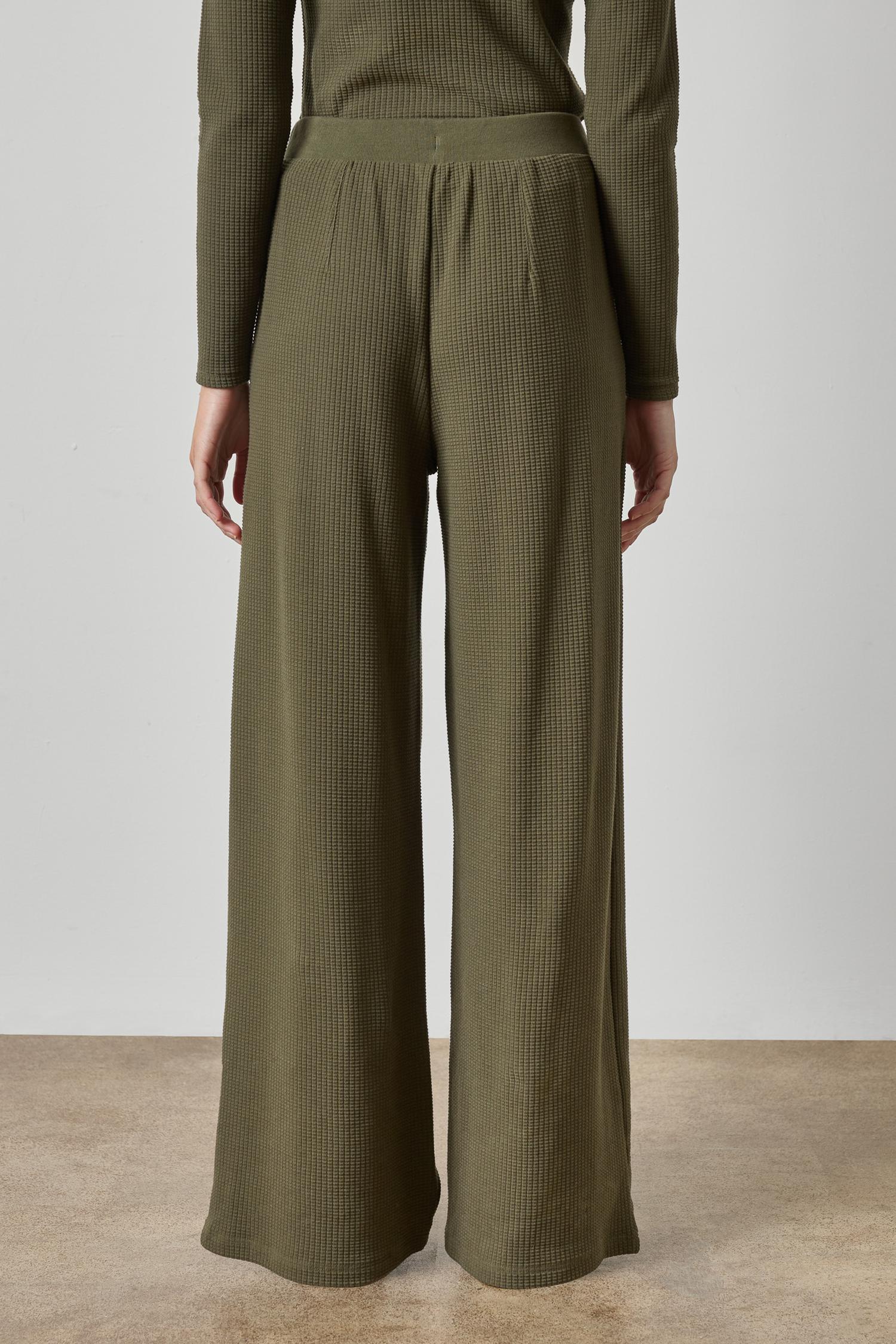 Full Length Pleated Pant : Olive