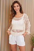 Crochet Long Sleeve Top