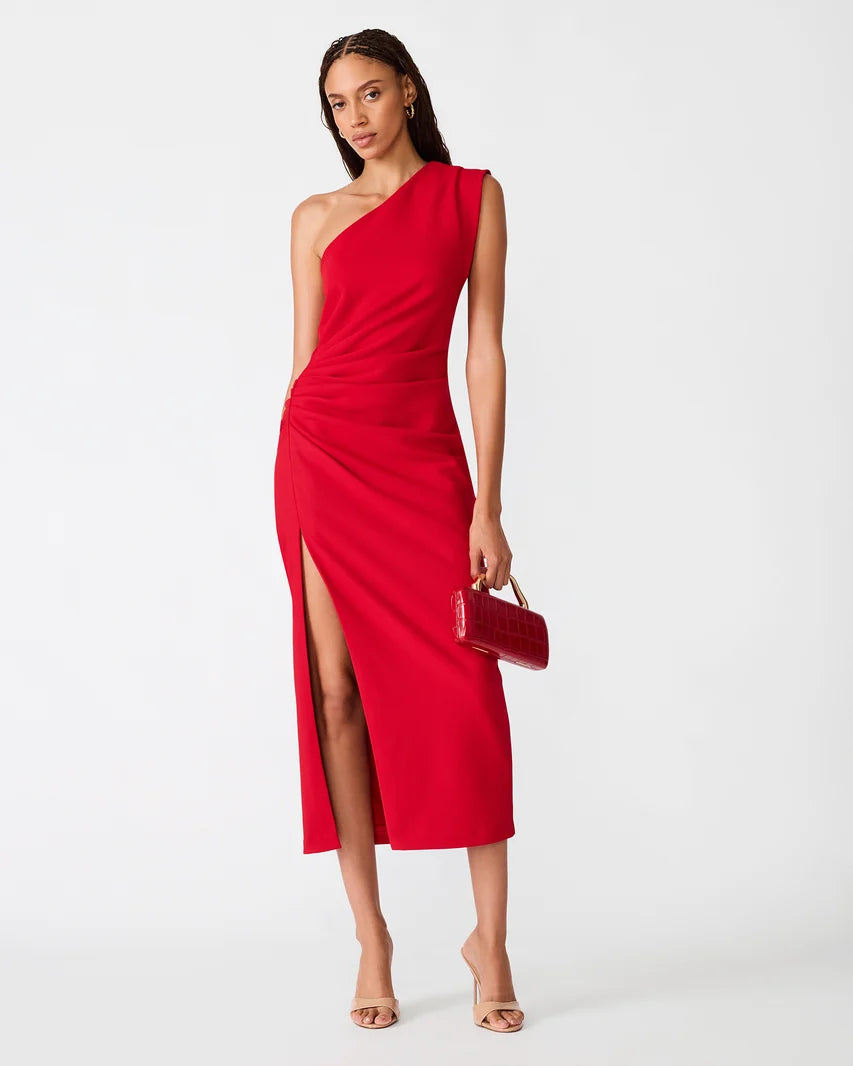 Palma Dress Dark Red